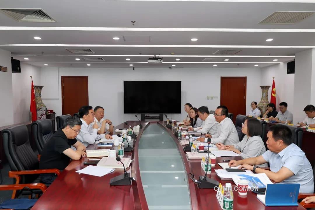 中國有色金屬工業協會黨委書記敖宏到有色技經院調研座談